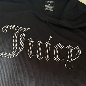 Juicy Couture Black Nightshirt with Sparkling Logo